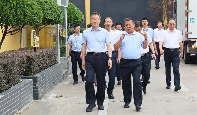 熱烈歡迎蚌埠市市長馬軍一行蒞臨安徽匯旺考察調(diào)研